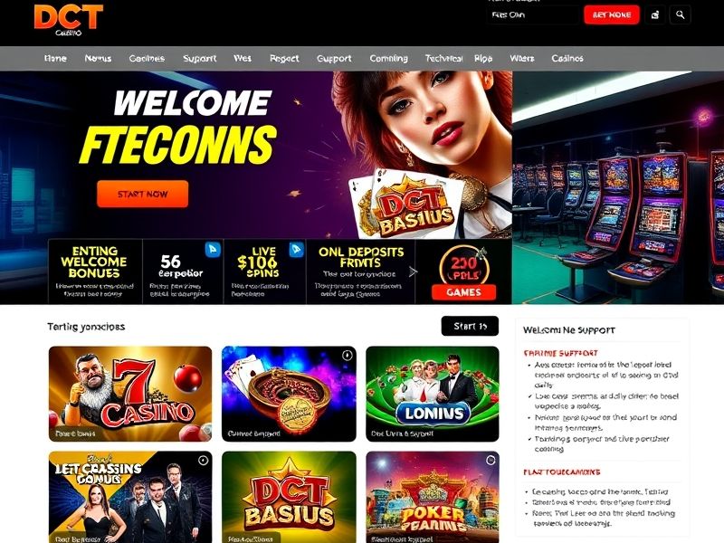 Welcome to DCT Casino, your premier destination for real money online gambling. Explore top casino games, bonuses, and expert tips to enhance your gaming experience. Play securely on an authorized platform trusted by players worldwide.